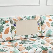Capa de almofada de sofá estampada e elástica (1 peça), antiderrapante, ideal para sala de estar, quarto e áreas externas. Protege o sofá contra manchas de animais de estimação, perfeita para todas as estações. Serve em sofás de um, dois, três ou quatro lugares em formato de L. Capa de almofada para encosto com tema de outono. - Multicolorido - Ver 9