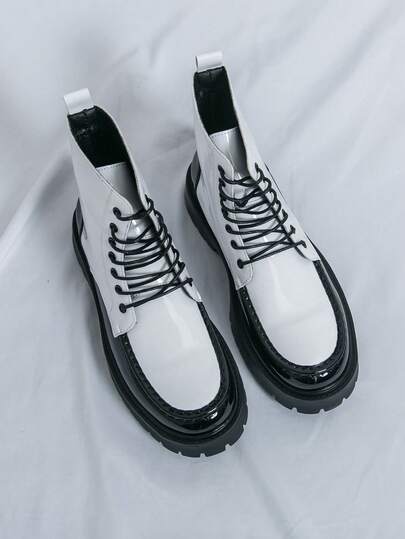 Giày bốt Chelsea cao cổ kiểu vintage mới năm 2026, bốt cổ ngắn thoải mái, đa năng dành cho nam giới, phù hợp với phong cách đường phố.