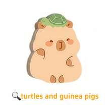 Cute Sticky Notes, High Aesthetic Value, Capybara Shape, Unique Design, Reusable And Removable - Kapibala - View 15