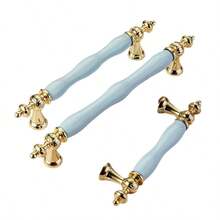 2pcs/1pc Cute Pink Ceramic Handle With Zinc Alloy Base - Retro Style, Suitable For Dresser Drawers, Cabinets, Antique Cabinets - Great For Home Decor - View 6