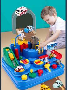 Train Crossing Adventure Car Parking Playset, Popular Network Celebrity Same Style, Children's Toy, Birthday Gift, Interactive Educational Toy - Car Adventure - View 3