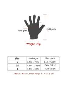 1 Pair Unisex Fingerless Fitness Gloves, Anti-Slip Breathable For Dumbbell, Outdoor Sports, Cycling, Weight Lifting, Rowing, Climbing - A - View 5