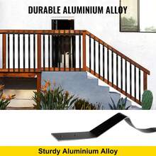 Deck Balusters 61 Pack Metal Deck Spindles 32.25"X1" Staircase Baluster With Screws Aluminum Alloy Deck Railing For Wood And Composite Deck Stylish Baluster For Outdoor Stair Deck Porch - 61 Pack 32.25" X 1" - View 2