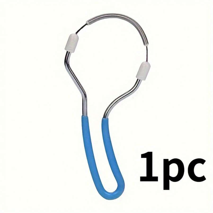 1件装女士面部脱毛器。可去除上唇、下巴、面部或颈部多余毛发。采用弹簧式脱毛设计，轻松去除难看的毛发。 - 藍色 - 查看 1