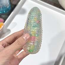 Đồ chơi bóp hình bắp ngô pha lê trong suốt mới về, đồ chơi bắp ngô giảm căng thẳng với cát chảy bên trong. - Nhiều màu - Xem 13