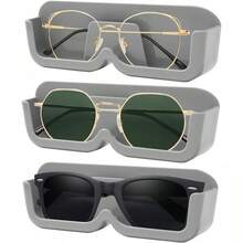 3pcs Wall-Mounted Eyeglasses Holder Display Rack Storage Box - Transparent - View 10