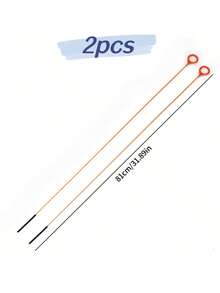 1/2支装管道疏通器，管道堵塞清除工具，蛇形毛发清洁工具，长31.89英寸，适用于淋浴房、厨房水槽、浴缸和浴室管道，带毛发收集器 - 多色 - 查看 11