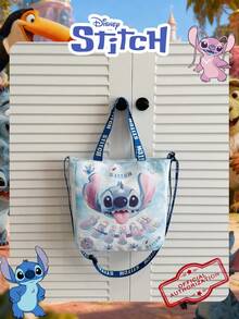 Disney 1 Pc Officially Licensed Lilo & Stitch Print Square Bag, Women's Gradient Handbag,Adjustable Shoulder Strap Crossbody Bag, Lightweight Shoulder Bag – Ideal For Girls, Teens, Fans,Students, Perfect For Daily Commutes, School Runs, Shopping , Fan Meetups - DHF52256-sT - View 9