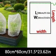 1pc Garden Bird Netting, Plant Fruit Tree Net With Pull Rope, Plant Cover Bag Insect Net To Protect Fruits, Vegetables And Flowers From Birds And Insects - A - View 8