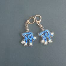 Flat Acrylic Cartoon Number 67 Keychain, Casual Simulated Numeric 67 Figure Keychain, Versatile Daily Gift For Family And Friends, Can Be Hung On Bags And Backpacks - Multicolor - View 1