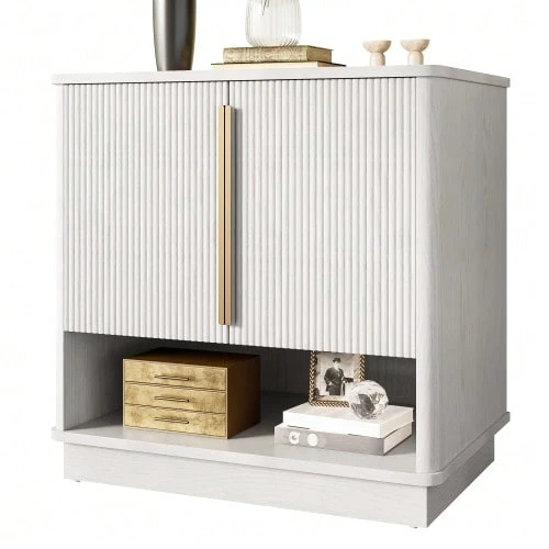 Shoe Cabinets - White,Wood - View 1