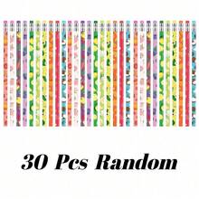 DOMUUH 30/60/90支装励志木质铅笔，带水果元素橡皮擦，适合学校、办公室、派对礼物、生日、毕业典礼等场合。 - 90支 - 查看 8