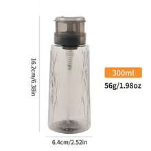 1个250毫升/300毫升高透明指甲油卸妆液/酒精可灌装瓶，透明泵头锁扣美甲空瓶。大容量三用泵指甲清洁卸妆液补充瓶，带锁扣，黑色透明瓶颈泵头空瓶，塑料瓶指甲油卸妆液清洗瓶美甲防溢泵瓶，浴室旅行必备。 - 彩色 - 查看 15