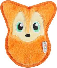 Outward Hound Durablez Minis U2013 Squeaky Plush Dog Toy, No Stuffing For Less Mess, Interactive &Amp; Tough, Jumbo Squeaker, Puppies &Amp; Small Dogs, Fox, 6.3" - Màu A - Xem 1