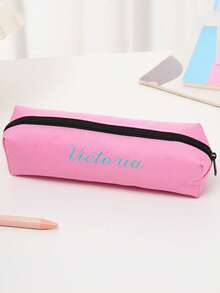 Japanese Style Minimalist Pencil Case, Large Capacity Student Pencil Pouch, Customizable - Multicolor - View 6