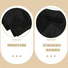 Bolsa de transporte para bastones de trekking: 11,5 x 70 cm, cierre con cordón, correa ajustable para el hombro, bolsa de almacenamiento portátil. - Negro - Ver 1