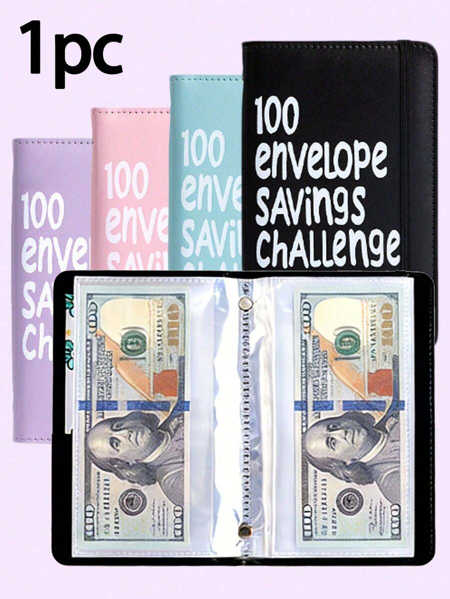 100个信封，100天储蓄挑战簿和迷你预算文件夹，带现金收纳信封 - 每天存50美元，持续100天，最高可达5050美元 - 可自定义日期/信封系统，情侣挑战现金预算笔记本、钱包、收纳袋、零钱包、储蓄簿、纪念册、家庭财务账簿、储蓄文件夹、现金收纳袋、财务目标预算规划器，简单有趣的储蓄计划，适合作为情人节、母亲节、复活节礼物。 - 彩色 - 查看 1