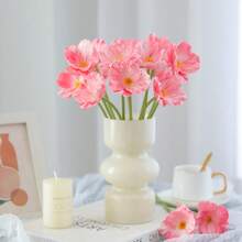 15 flori artificiale de din PU (Papaver Rhoeas), potrivite pentru decor interior, sărbători, decor de Ziua Mamei, petreceri, buchete DIY, decor de birou pentru buchet de flori artificiale, decor de petrecere de nuntă, decor de primăvară/vară, Halloween, Paște, cadouri de carnaval - Multicolor - Vizualizare 4