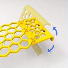 可折叠塑料漂浮式蜜蜂梯，适用于宠物昆虫栖息地中的昆虫饮水站 - 查看 3