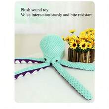 1个大型发声狗狗玩具 - 毛绒玩具，采用柔软面料，适合小型、中型和大型犬日常陪伴、训练奖励。 - 彩色 - 查看 9