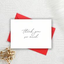 Wedding Thank You Cards - Shower Thank You Cards - Thank You Cards With Envelopes, Wedding, Birthday, Christmas, Christening - Sets - View 2