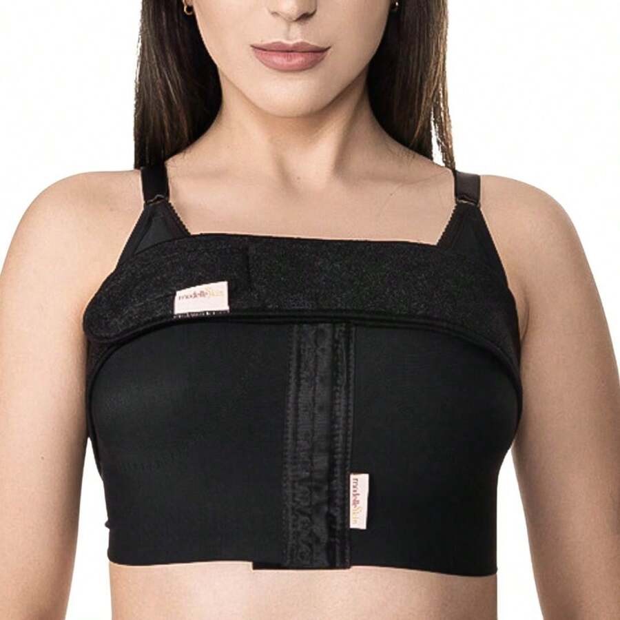 Sutiã Com Faixa Prótese Silicone Alça 84015F Modelleskin - Nu - Visão 1