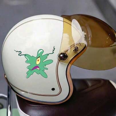 SpongeBob SquarePants Zestaw kreatywnych naklejek z motywem planktonu, wysokiej jakości naklejka chroniąca przed zarysowaniami. Personalizowana i kreatywnie zaprojektowana, odpowiednia do rowerów elektrycznych. Dekoracyjna naklejka na porysowane szyby samochodowe; zabawna naklejka na motocykle elektryczne i szyby samochodowe. Łatwa w aplikacji i usuwaniu bez pozostawiania śladów. Trwała i urocza dekoracja samochodowa. Pasuje do większości modeli samochodów i skutecznie zakryje drobne rysy na karoserii.