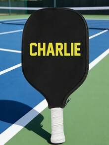 Customized Racket Grip Cover, Design Your Own Racket Grip Protector, Personalized Neoprene Racket Sleeve With Zipper, Customized Racket Grip Holder, Gift For Racket Players, Team Gift, Racket Protective Travel Case - Multicolor - View 5