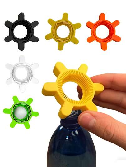 Durable Plastic Can Opener - Ergonomic Easy-Grip Design, Leak-Proof Portable For Camping, Picnic, BBQ, College Parties - Kitchen & Outdoor Beverage Accessories, Camping Gear, BBQ Supplies, Vibrant Tools, Reliable Can Opener