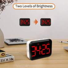 VOCOO LED Digital Timer, Battery Powered, 3 Placement Options, Adjustable Volume & Brightness, Large Easy-Read Display, Kitchen Count Up/Down 99 Min 59 Sec - Other - View 10