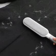 1pc Double-Sided Pet Hair Cleaning Brush, Manual Pet Hair Remover Brush, Suitable For Cats And Dogs, Static Electricity Absorption, Reusable For Clothes, Bedding, Sofa, Furniture, Carpets, Household Cleaning Tool - Multicolor - View 4