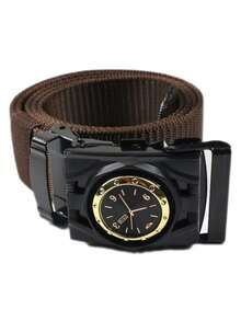 1条几何图案休闲尼龙男士腰带，百搭日常佩戴，加长140厘米 - 尼龍帶 - 查看 14