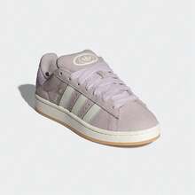 Adidas 三葉草女鞋CAMPUS 00s經典運動休閒板鞋 - 紫色/白色 - 查看 4