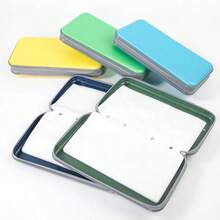 64pcs CD/DVD Hard Plastic Disc Storage Box | Portable CD/DVD Storage Case | Car Home Office Storage | Space Saving | Durable Disc Case, Box Only Digital Bag Electronic Organizer Cable Organizer Cable Bag Holiday Essential Travel Essentials - Multicolor - View 6