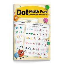 Dot Math Fun Activity Notebook , Count The Dots And Write Numbers, Add Them Up Practice Pages, Early Addition And Number Sense Training, Screen-Free Daily Math Practice For Home And Classroom - Dot Math Fun Activity Notebook - View 2