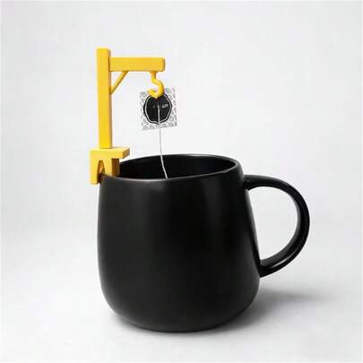 1 pieza Soporte para bolsitas de té (en forma de espiral), adecuado para tazas de (3-5 mm de grosor), para colgar fácilmente las bolsitas de té para una infusión uniforme, herramienta pequeña y práctica