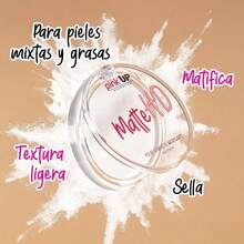 Pink Up Matte HD Invisible Mattifying Compact Powder Eliminates Shine Absorbs Oil For All Skin Types - Translucent - View 3