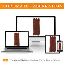 1-6 piezas Extensiones de cabello sintético con trenzas de mariposa, piezas de cabello trenzado con rizo suave - Óxido marrón - Ver 4