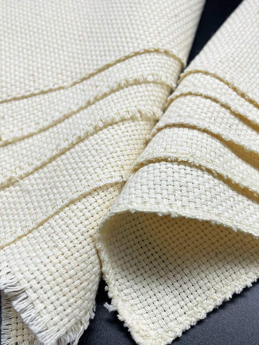 20x20cm 10pcs/Set Hand U Journey Fantasy Theme Punch Needle Embroidery Rug, Beige Monastery Texture Fabric, Suitable For Handicrafts And Home Decor - Stamped Embroidery Cloth - View 1