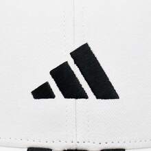 Adidas 男女通用篮球3S帽 NL款，弯檐 - 黑與白 - 查看 5