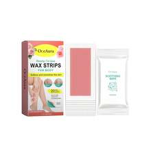 20片装脱毛蜡纸，附赠双面湿巾，适用于唇部、胡须、眉毛、比基尼线脱毛，多用途夏季脱毛蜡纸，玫瑰香型 - 凝膠 - 查看 3