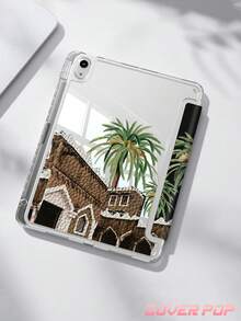 Middle East Style Flip Pad Case Middle East 1pc Camels & Palm Trees Dual-Sided Acrylic Transparent Crystal Backboard Shockproof Sleep/Wake Tablet Case Compatible With IPad (A16) 11th Gen 11-Inch 2025 Case, 9th/ 8th/ 7th Generation 10.2 Inch Case, 3+Y Fold Anti-Bend, Built-In Pencil Slot, Perfect Daily Protection Spring Gift - Multicolor - View 5