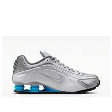 Nike Shox R4 'Metallic Silver White Blue Lagoon' - Bạc - Xem 5
