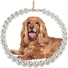 Adjustable Faux Pearl Luxury Cat/Dog Necklace, Minimalist Elegant Chic Style, Durable & Fashionable, Holiday Gift, Suitable For Daily Wear - Multicolor - View 9