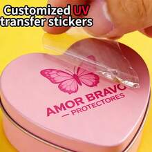 100pcs(1.18*1.18in/3cm) Personalized Custom Transparent Stickers, Add Your Own Text | PVC Stickers, Custom PVC Stickers, Personalized Name Labels, Custom PVC Logos, Custom Sticker Cutting Service, Create Your Own Custom Stickers | Selected Quote Stickers | Personalized - Multicolor - View 10
