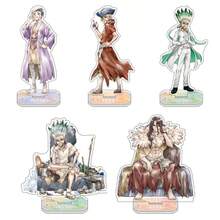 Dr. Stone 15cm Acrylic Stand Keychain Senku Ishigami Senku Rising Sun 2-Sided High Definition New Art Style Greek Mythology Anime Desktop Decor Gift - Black - View 1
