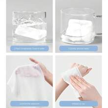 14pcs Portable Disposable Thick Compressed Square Face Towels, Travel Hygiene Cleaning Beauty Towels - A - View 6