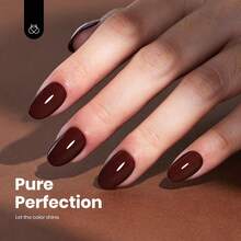 Beetles 15ml Hema Free Black Gel Polish – Silent Charm Audrey Color Long-Lasting Soak Off UV LED Glossy Manicure DIY Nail Art - 15Ml Hema-free Merlot Wine - 查看 4