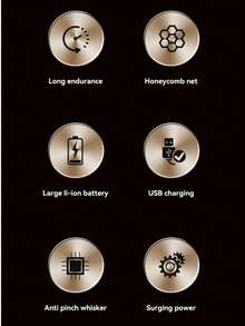 Kemei KM-3209 Men's Electric Shaver, USB Charging With Dock, Rechargeable Lithium Battery Shaver, Home Beard Trimmer, Gift For Boyfriend, Father's Day, Shaver (1pc) - Multicolor - View 5