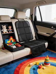 1pc Child Car Seat Anti-Slip Pad, Automotive Safety Seat Cushion - Multicolor - View 1